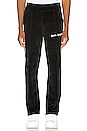 view 2 of 5 PANTALON CHENILLE TRACK in Black & White