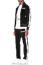 view 5 of 5 PANTALON CHENILLE TRACK in Black & White