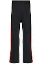 view 3 of 7 X Formula 1 Racing Chino Pant in Black & Red