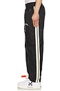 view 2 of 6 Curved Logo Nylon Track Pants in Black