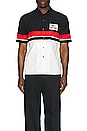 view 4 of 5 X Formula 1 Racing Bowling Shirt in Black, White, & Red