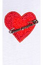 view 6 of 6 Pin My Heart Tee in White & Multi