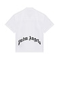 view 1 of 5 Curved Logo Classic Shirt in White