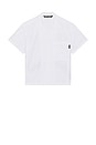 view 2 of 5 Curved Logo Classic Shirt in White