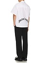 view 5 of 5 Curved Logo Classic Shirt in White