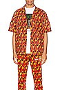 view 1 of 6 CHEMISE BOWLING BURNING in Black & Multi