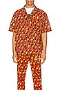 view 2 of 6 CHEMISE BOWLING BURNING in Black & Multi