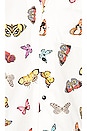 view 5 of 5 Butterflies Bowling Shirt in White & Multi