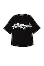 view 1 of 3 Desert Over Logo Tee in Black & White