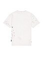 view 2 of 4 Glittered Logo Classic Tee in Off White