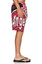 view 2 of 5 BERMUDAS in Red & Black