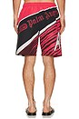 view 3 of 5 BERMUDAS in Red & Black