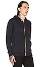 view 3 of 4 Maxi Pullover Hoody Zip Sweatshirt in Dark Blue