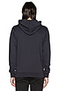 view 4 of 4 Maxi Pullover Hoody Zip Sweatshirt in Dark Blue