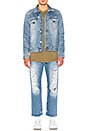 view 6 of 6 BLOUSON EN JEAN LION in Vintage Wash Multi