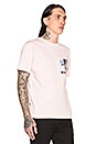 view 2 of 3 Rebus Tee in Light Pink Multicolor