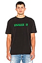 view 1 of 4 T-SHIRT LEGALIZE IT in Black Multi