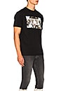 view 2 of 4 Buzzer Beater Tee in Black Multicolor