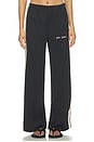 view 2 of 6 Classic Logo Track Loose Pant in Black & Off White