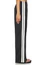 view 3 of 6 Classic Logo Track Loose Pant in Black & Off White