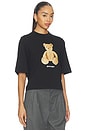 view 2 of 4 Bear Boxy Tee in Black & Brown