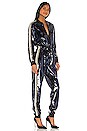 view 2 of 4 Sequin Jumpsuit in Black Navy