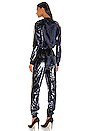 view 3 of 4 Sequin Jumpsuit in Black Navy