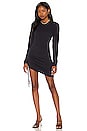 view 1 of 3 X REVOLVE Long Sleeve Shirred Dress in Navy