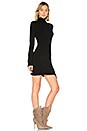view 2 of 3 Destroyed Turtleneck Dress in Black