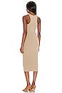 view 3 of 4 Rib Tank Midi Dress in Stone