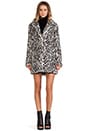 view 2 of 5 MANTEAU IMITATION FOURRURE in Leopard