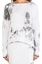 view 5 of 6 SUDADERA DEPORTIVA ALTA-BAJA in Tie Dye Grey