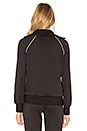 view 3 of 4 Stand Collar Track Jacket in Black