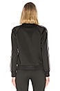 view 3 of 4 Metallic Stripe Track Jacket in Black