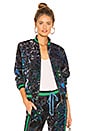 view 1 of 5 CHAQUETA DEPORTIVA SEQUIN VELOUR in Chameleon