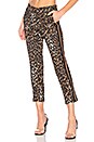 view 1 of 4 Leopard Crop Track Pant in Leopard