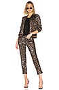 view 4 of 4 Leopard Crop Track Pant in Leopard
