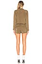 view 3 of 3 Slouchy Short Romper in Army