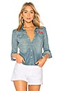 view 2 of 5 CHEMISE EN JEAN in Gloria Wash