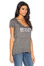 view 2 of 3 Beyond Scoop Neck Tee in Heather Grey