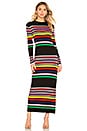view 1 of 3 VESTIDO RAVE in Multi Stripe