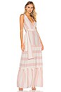 view 1 of 3 ROBE MAXI ZOE in Spellbound Pink & Ivory