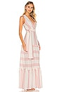 view 2 of 3 ROBE MAXI ZOE in Spellbound Pink & Ivory