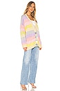 view 3 of 5 Daffodil Stripe Cardigan in Stripe Knit Multi
