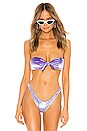 view 1 of 5 Bandeau Bikini Top in Velvet Lilac