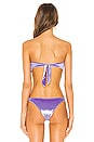 view 3 of 5 Bandeau Bikini Top in Velvet Lilac