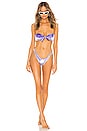 view 4 of 5 Bandeau Bikini Top in Velvet Lilac