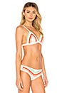 view 2 of 4 Zigzag Bikini Top in Ivory