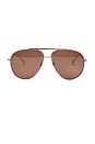 view 1 of 3 The Flare Sunglasses in Dark Brown