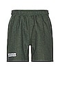 view 1 of 4 Intercept Houndstooth Shorts in Green